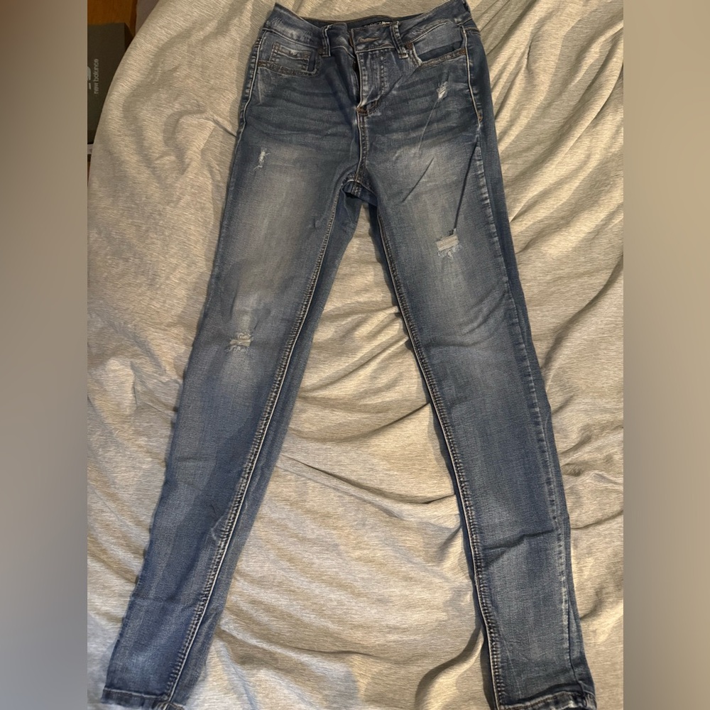 Fashion Nova Classic Blue Skinny Jeans